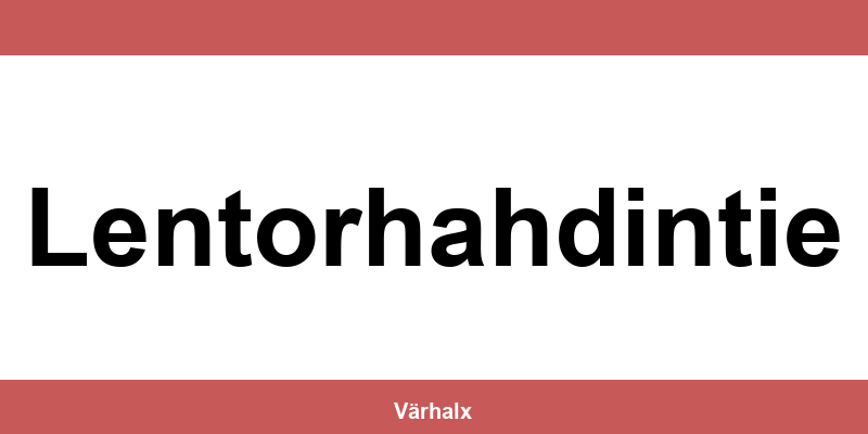 DHL:n toimipisteet ja asiakaspalvelu Lentorhahdintie
